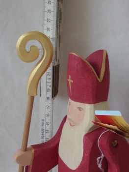 Preview: Ostheimer St. Nikolaus groß mit Stab